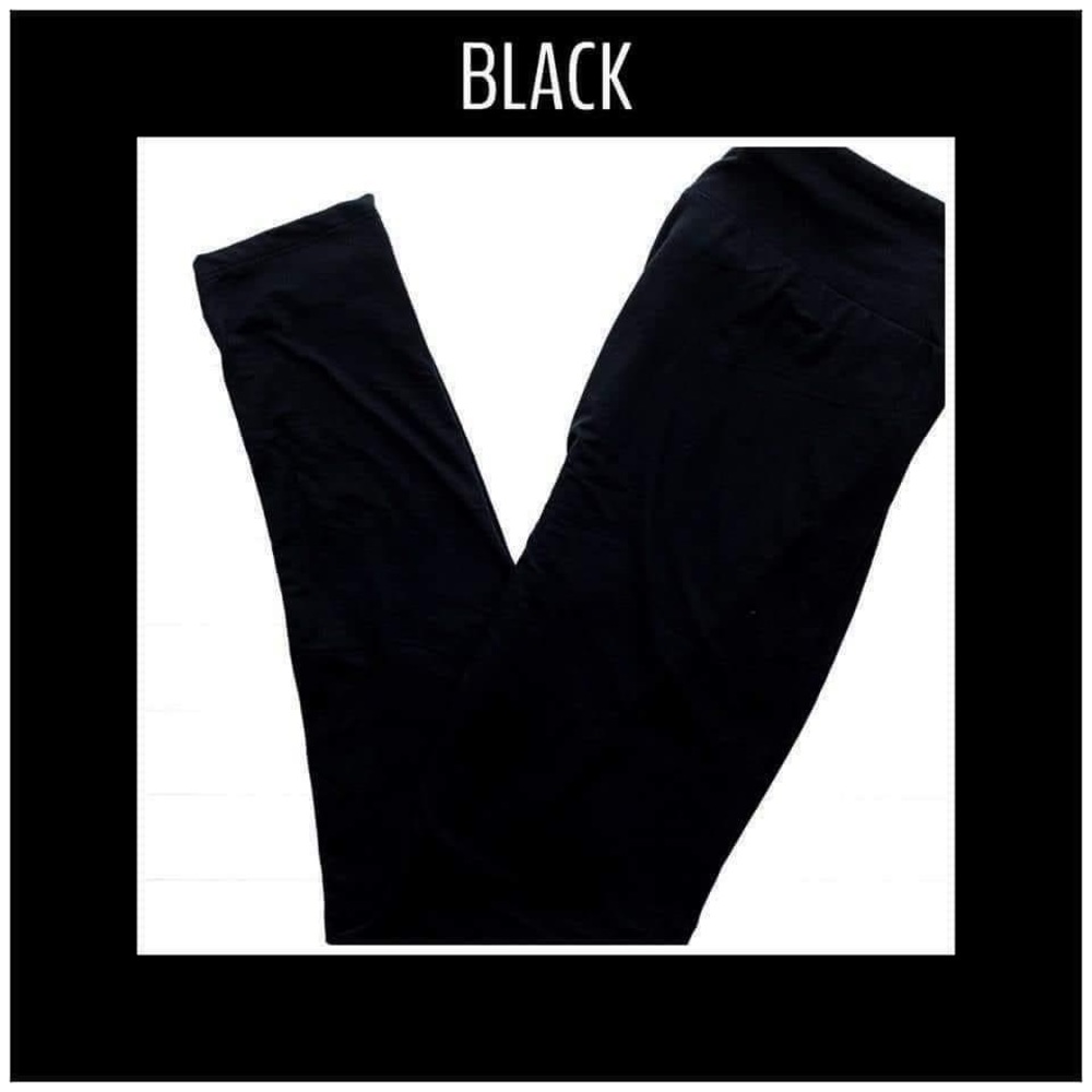 LuLaRoe TC BLACK Leggings (size 12-18)